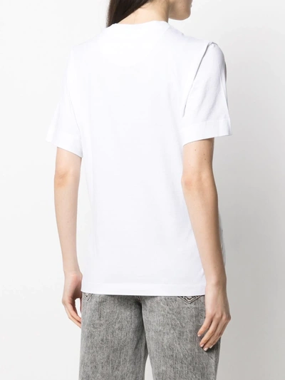 Shop Chloé "clap For Her" Printed T-shirt In White