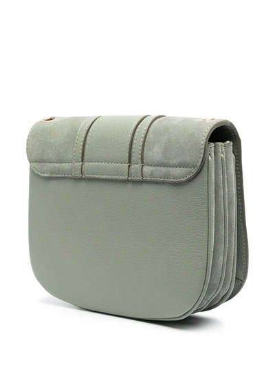 Shop See By Chloé Woven Ring Crossbody Bag In Green