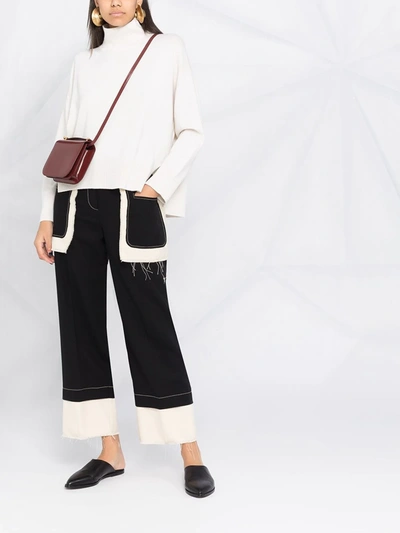 Barrie Cashmere Rollneck Jumper In Neutrals