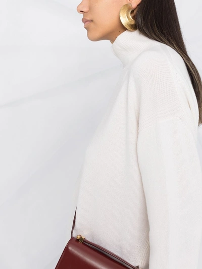 Barrie Cashmere Rollneck Jumper In Neutrals
