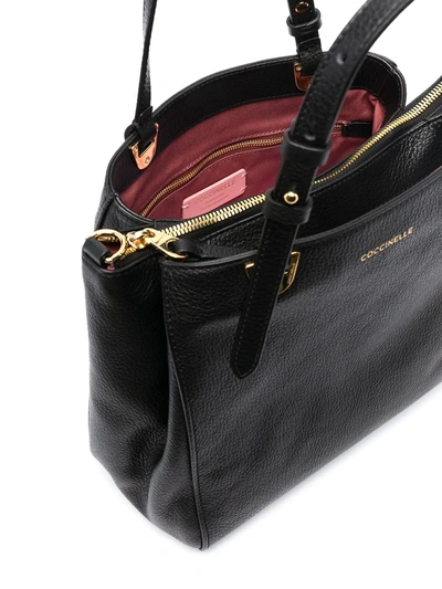 Shop Coccinelle Medium Lea Tote Bag In Black