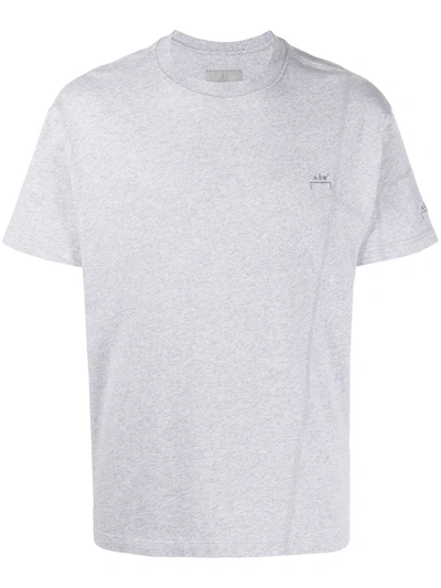 Shop A-cold-wall* Logo Printed T-shirt In Grey