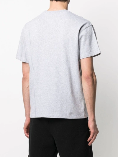 Shop A-cold-wall* Logo Printed T-shirt In Grey