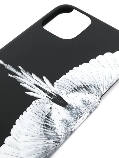 Shop Marcelo Burlon County Of Milan Wings-print Iphone 11 Pro Max Case In Black