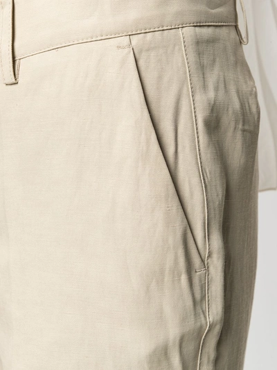 P.a.r.o.s.h Slim-fit Tailored Trousers In Neutrals
