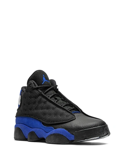 Shop Nike Air Jordan 13 Retro "hyper Royal" Sneakers In Black