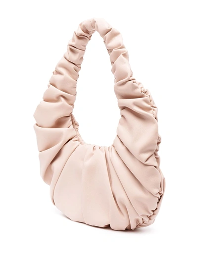 Shop Nanushka Anja Ruched Tote In Pink