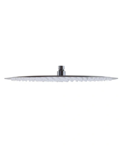 Shop Alfi Brand Solid Brushed Stainless Steel 16" Round Ultra Thin Rain Shower Head Bedding