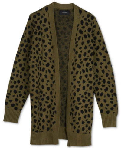 Shop Lucky Brand Leopard Mid-length Cardigan