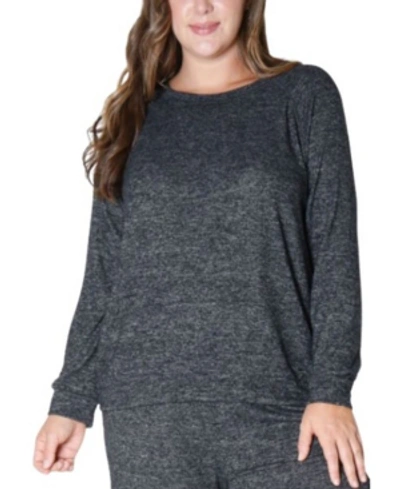 Shop Coin 1804 Women's Plus Size Cozy Raglan Sweatshirt