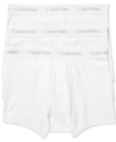 Shop Calvin Klein Men's Cotton Classics 3-pack Trunks Nb1119