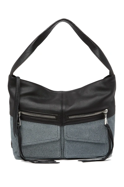 Shop Aimee Kestenberg Road Trip Leather Hobo Bag In Denim