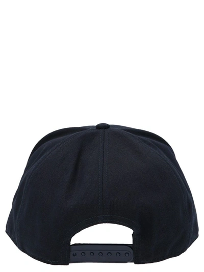Shop Moncler Men's Blue Cotton Hat