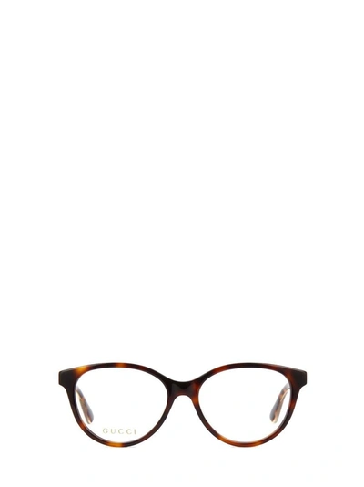 Shop Gucci Women's Brown Acetate Glasses