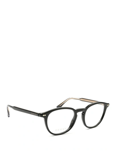 Shop Gucci Women's Black Acetate Glasses