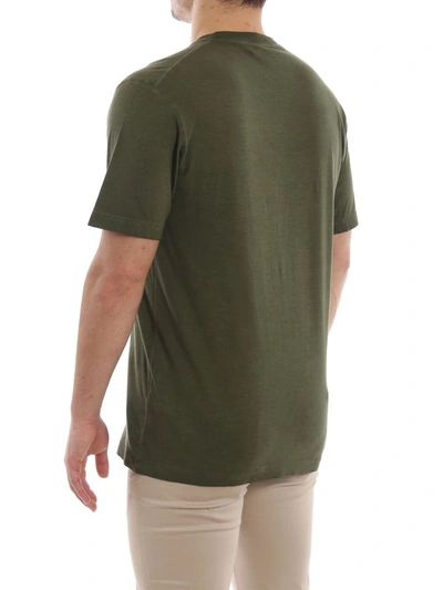 Shop Dsquared2 Men's Green Cotton T-shirt