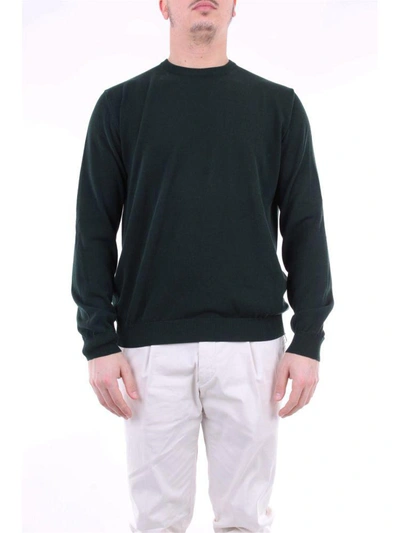 Shop Zanone Men's Green Cotton Sweater