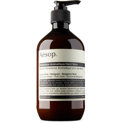 Shop Aesop Reverence Aromatique Hand Balm, 500 ml In N/a