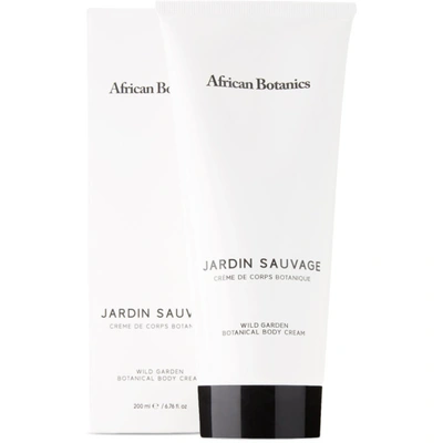 Shop African Botanics Jardin Sauvage Body Cream, 6.76 oz