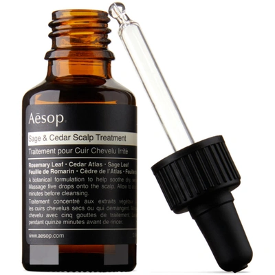 Shop Aesop Sage & Cedar Scalp Treatment, 25 ml In N/a