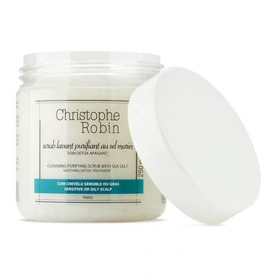 Shop Christophe Robin Sea Salt Detoxifying Shampoo Scrub, 250 ml In -