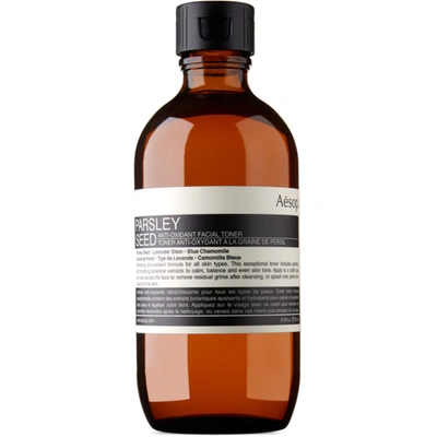 Shop Aesop Parsley Seed Anti-oxidant Facial Toner, 200 ml In N/a