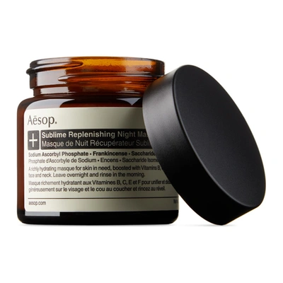 Shop Aesop Sublime Replenishing Night Masque, 60 ml In N/a