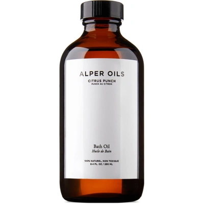 Shop Alper Oils Citrus Punch Bath Oil, 250 ml In -