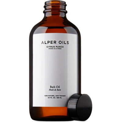 Shop Alper Oils Citrus Punch Bath Oil, 250 ml In -