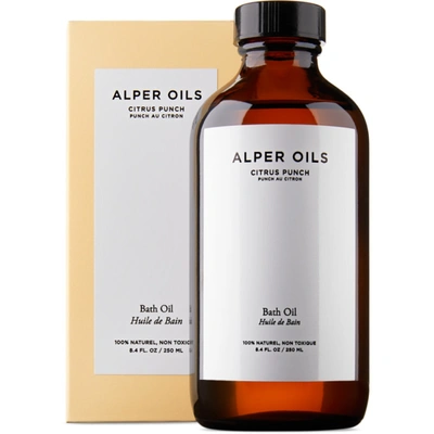 Shop Alper Oils Citrus Punch Bath Oil, 250 ml In -