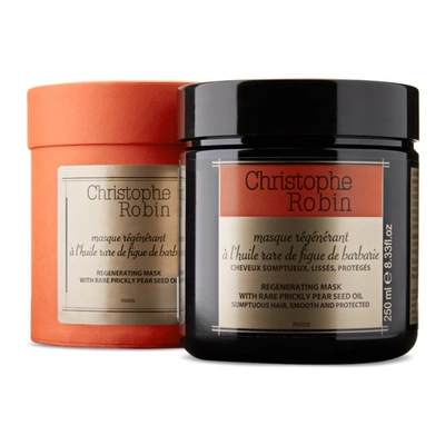 Shop Christophe Robin Rare Prickly Pear Seed Oil Regenerating Hair Mask, 250 ml In -