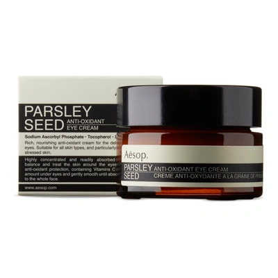 Shop Aesop Parsley Seed Eye Cream, 10 ml In N/a