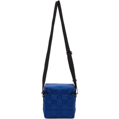 Shop Gucci Blue Off The Grid Messenger Bag In 4267 Ori.bl