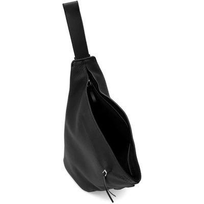 Shop Loewe Black Small Anton Backpack In 1100 Black