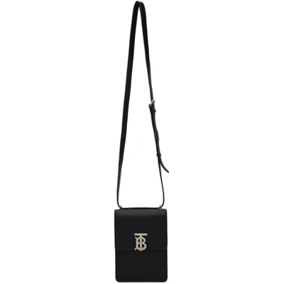 Shop Burberry Black Robin Bag In Black A1189
