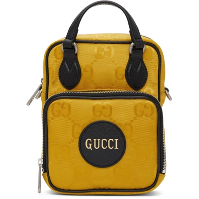 Shop Gucci Yellow Small Off The Grid Messenger Bag In 7673 Cropbl
