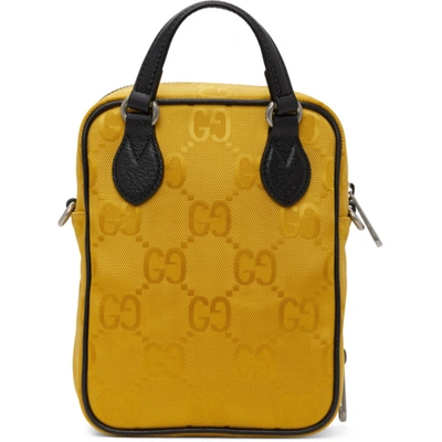 Shop Gucci Yellow Small Off The Grid Messenger Bag In 7673 Cropbl