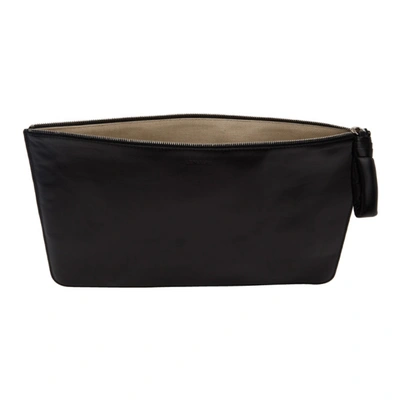 Shop Lemaire Black A4 Pouch In 999  Black