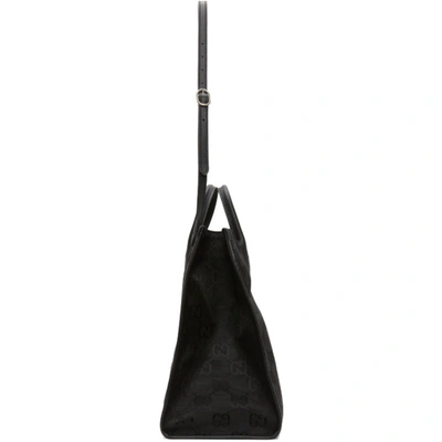 Shop Gucci Black Off The Grid Gg Eco Tote In 1000 Black