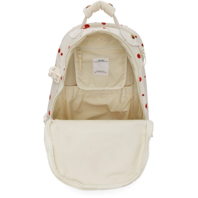 Visvim White And Red Spotted Cordura Backpack | ModeSens