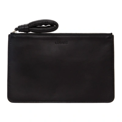 Shop Lemaire Black A5 Pouch In 999  Black