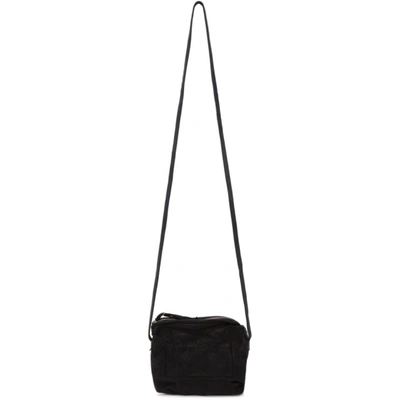 Shop Boris Bidjan Saberi Black Simple Messenger Bag