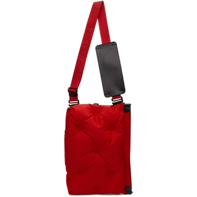 Shop Maison Margiela Red Glam Slam Messenger Bag In T4029 Red