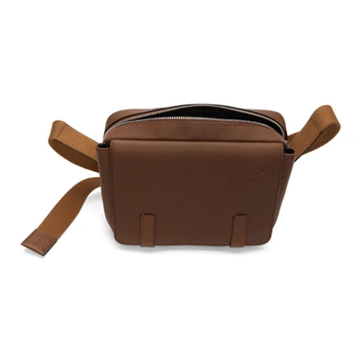 Shop Loewe Brown Xs Military Messenger Bag In 3200 Cognac