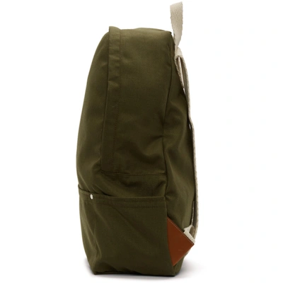 Shop Jil Sander Khaki Simple Backpack In 315 Garland