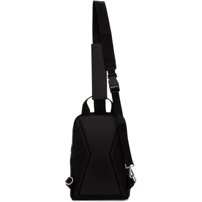 Shop Givenchy Black Downtown Sling Bag In 001 Black