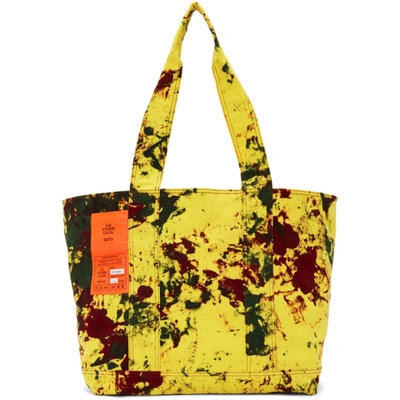 Shop S.r. Studio. La. Ca. Yellow Soto Hand-dyed Laundry Tote In 752 Yellow/