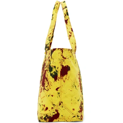 Shop S.r. Studio. La. Ca. Yellow Soto Hand-dyed Laundry Tote In 752 Yellow/