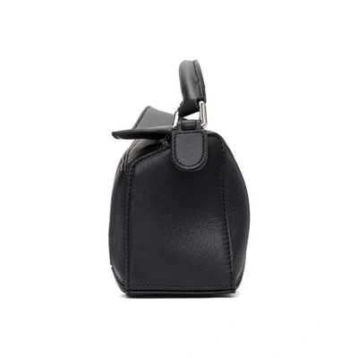 Shop Loewe Black Mini Puzzle Bag In 1100 Black