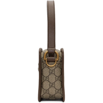 Shop Gucci Beige Gg Supreme Web Messenger Bag In 8745 Beige